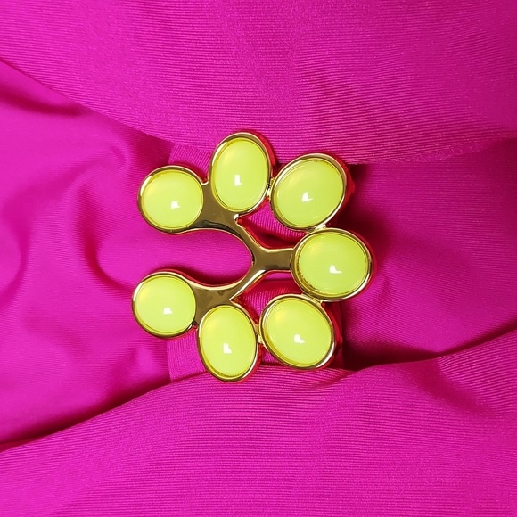 NEW Trina Turk Bijou Long sleeve Swimsuit in Orchid Size Medium - Picture 11 of 16